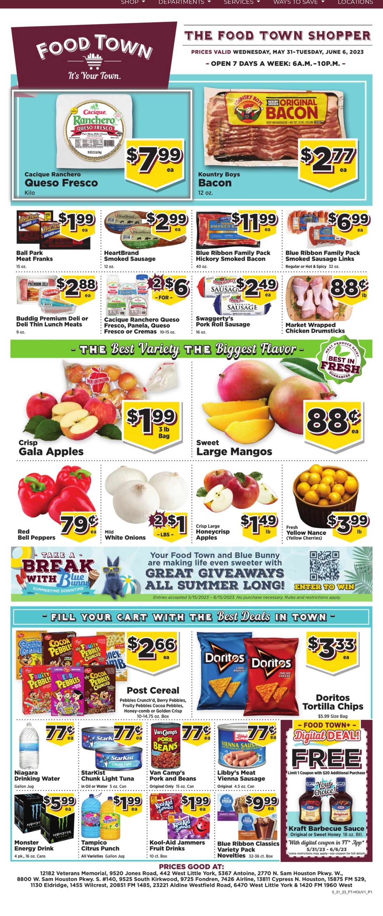 Weekly ad Your Food Town 05/31/2023 - 06/06/2023