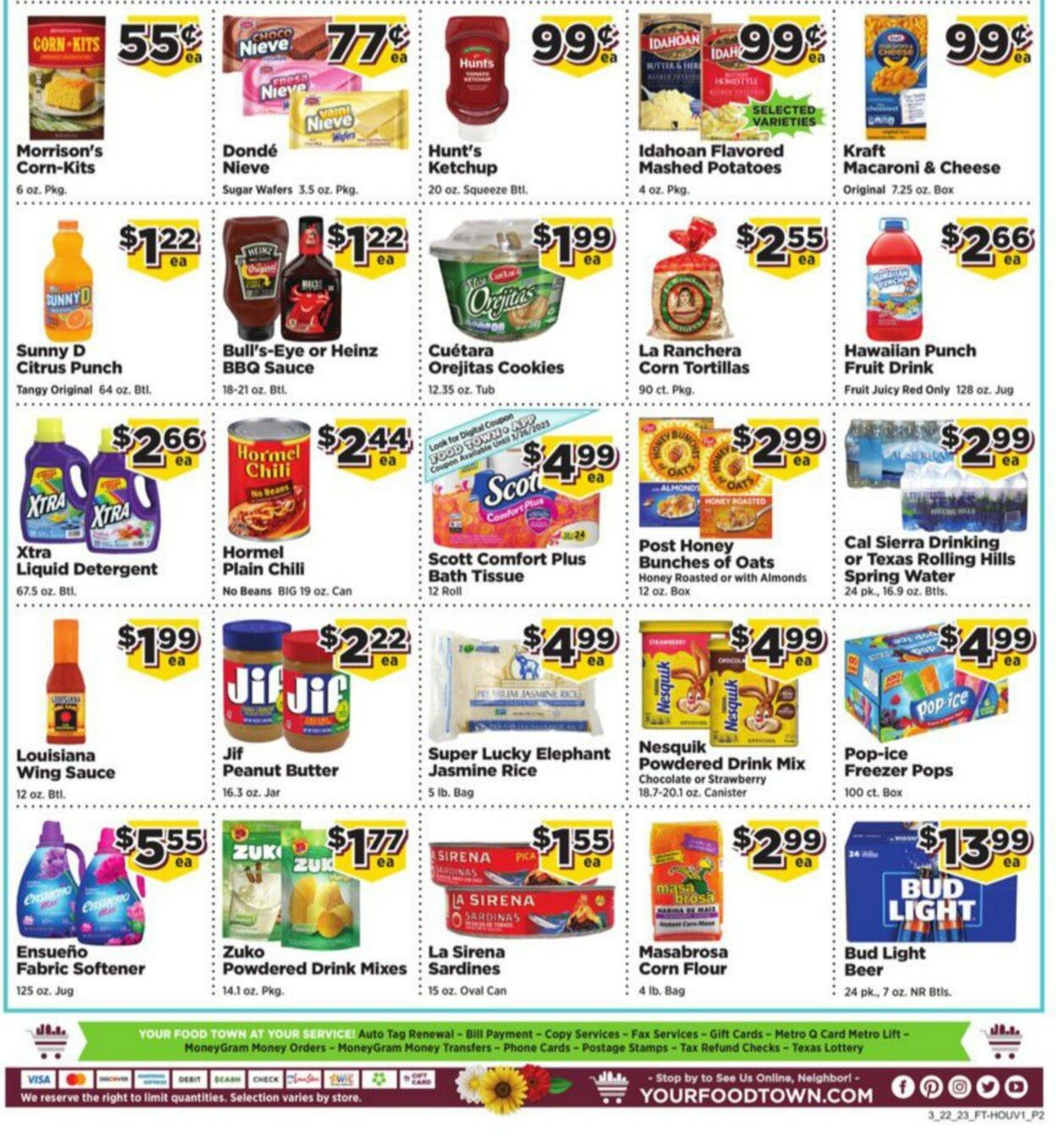 Weekly ad Your Food Town 03/22/2023 - 03/28/2023