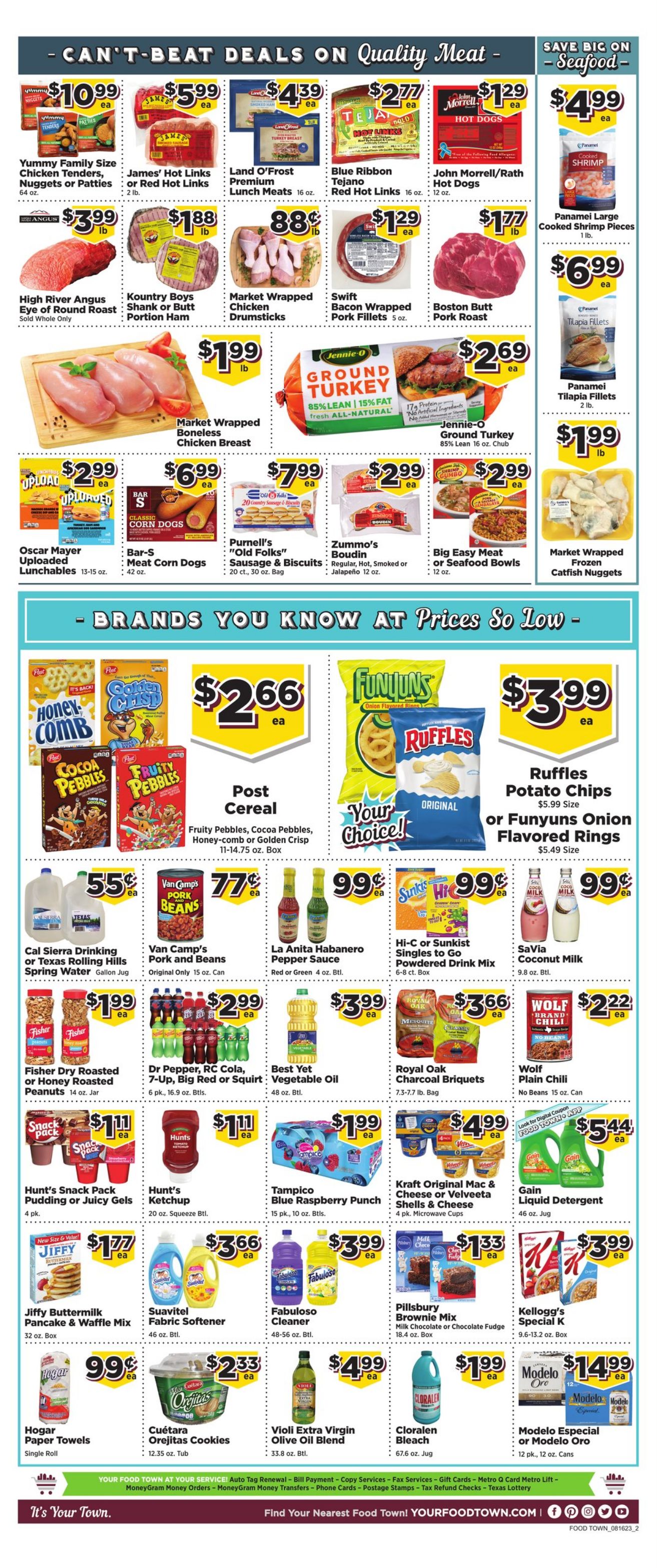 Weekly ad Your Food Town 08/16/2023 - 08/23/2023