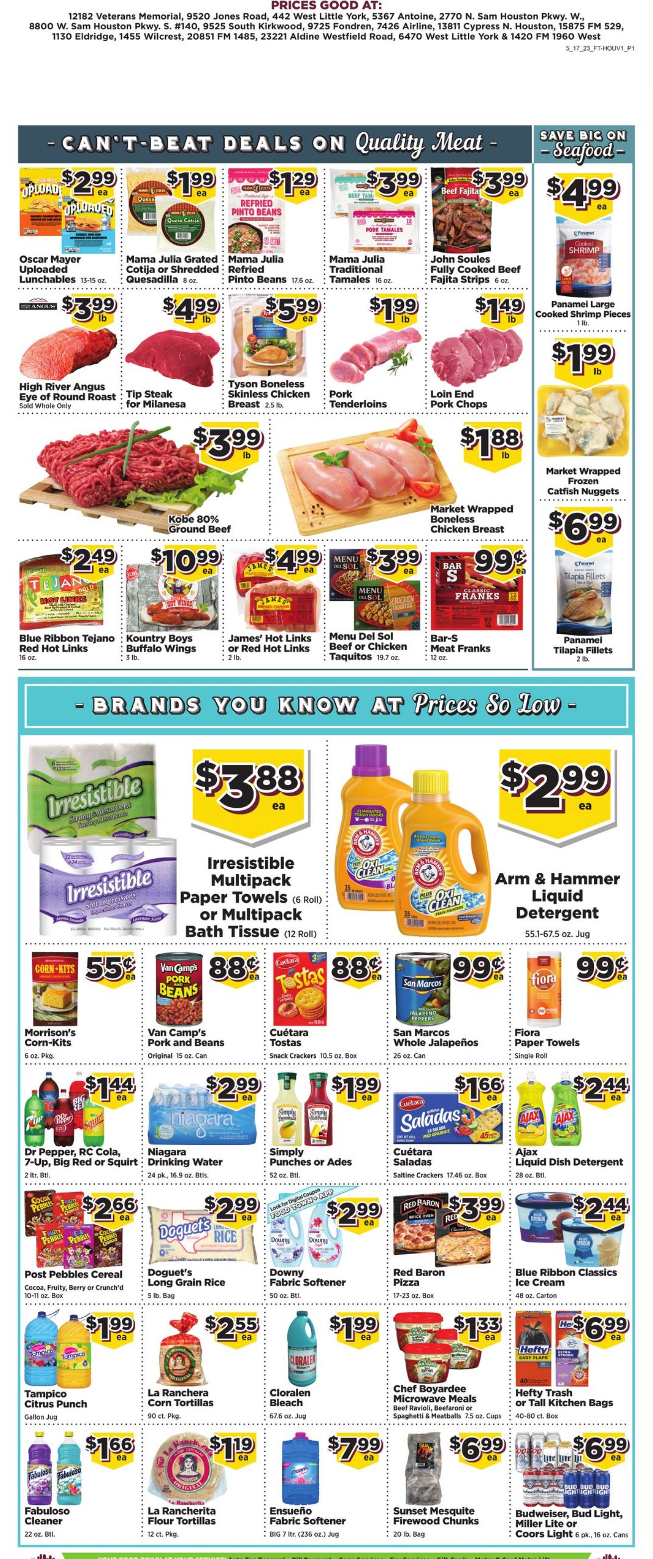 Weekly ad Your Food Town 05/17/2023 - 05/24/2023