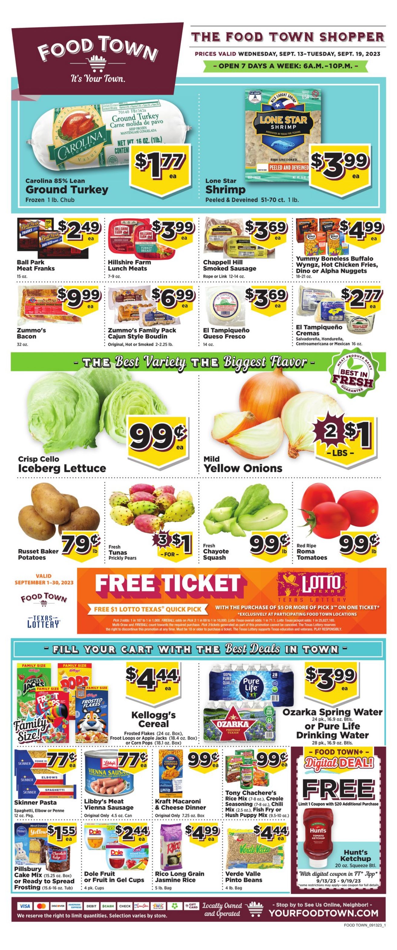 Your Food Town Promotional weekly ads