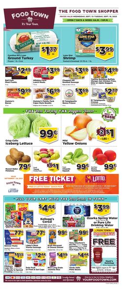 Weekly ad Your Food Town 09/13/2023 - 09/19/2023