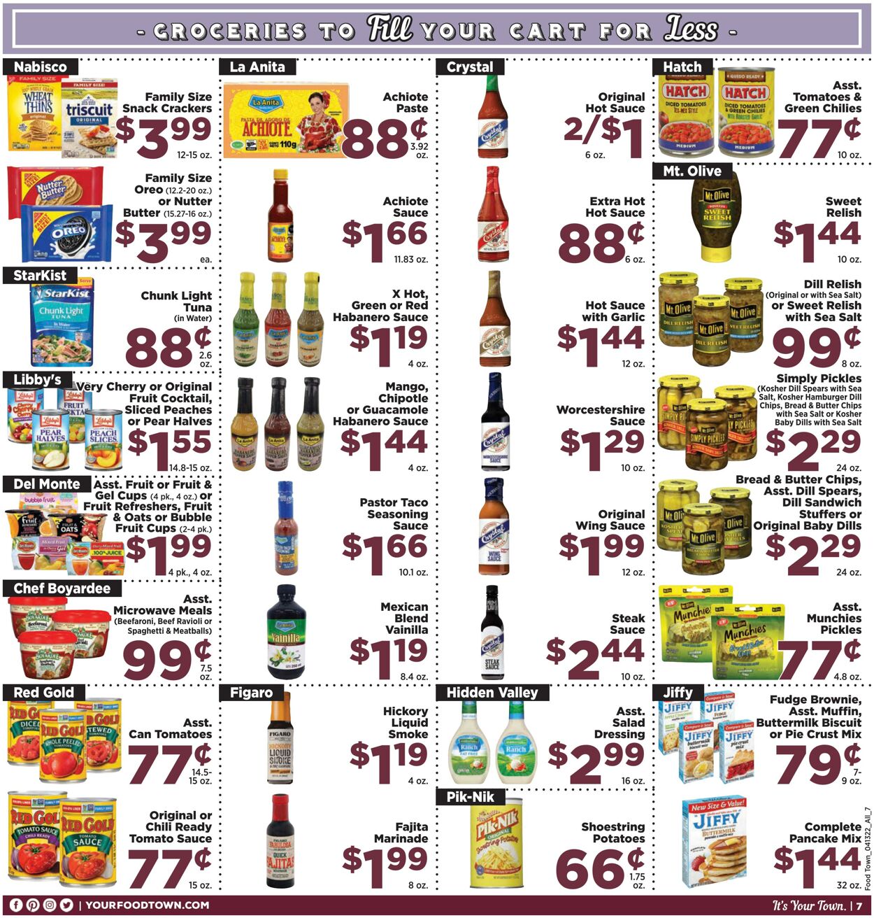 Weekly ad Your Food Town 04/13/2022 - 04/19/2022