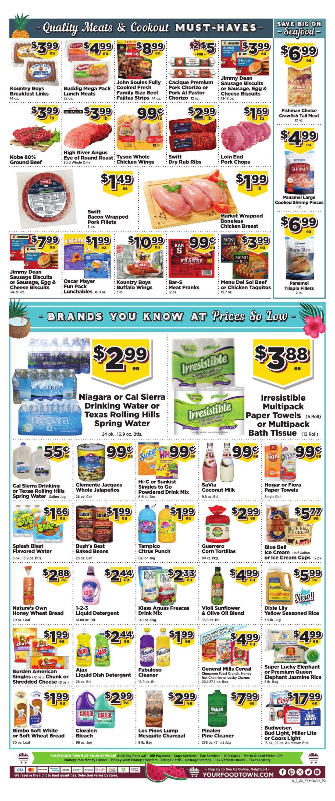 Weekly ad Your Food Town 08/02/2023 - 08/08/2023