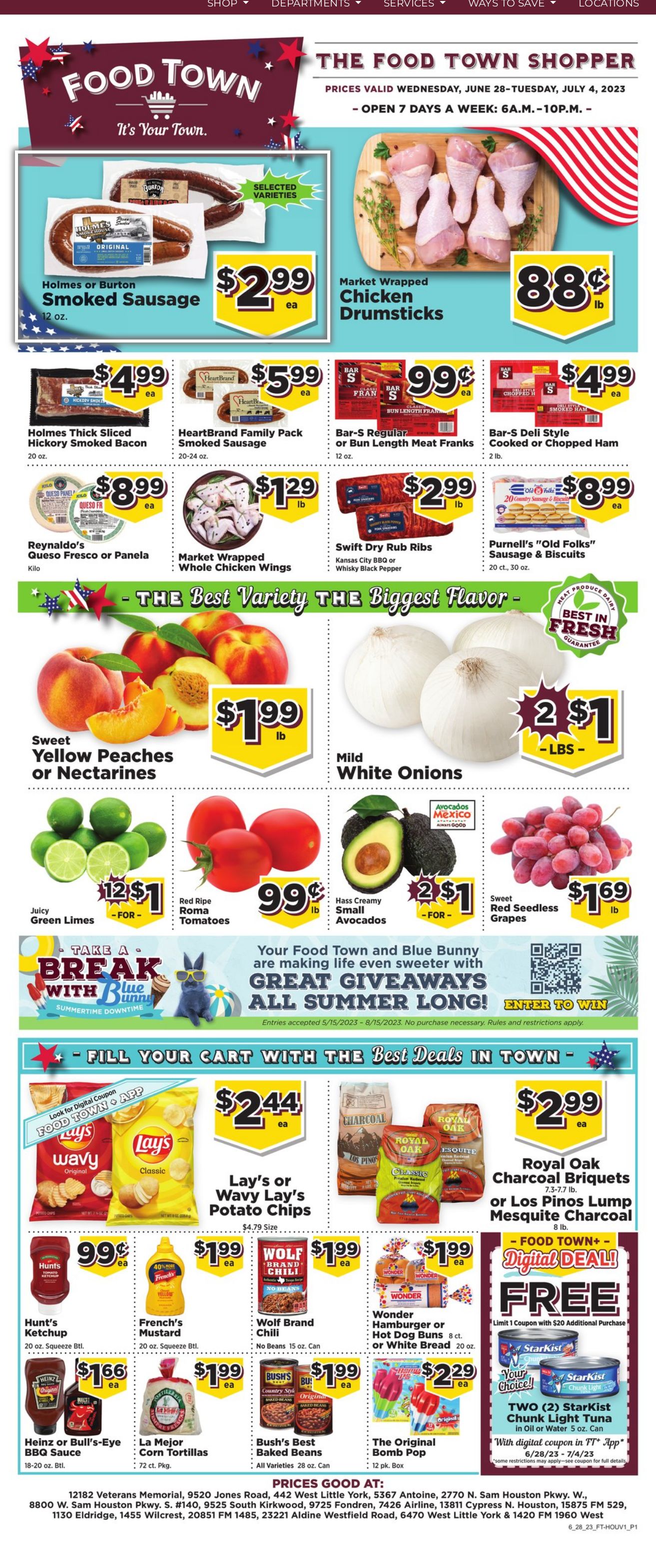 Weekly ad Your Food Town 06/28/2023 - 07/04/2023