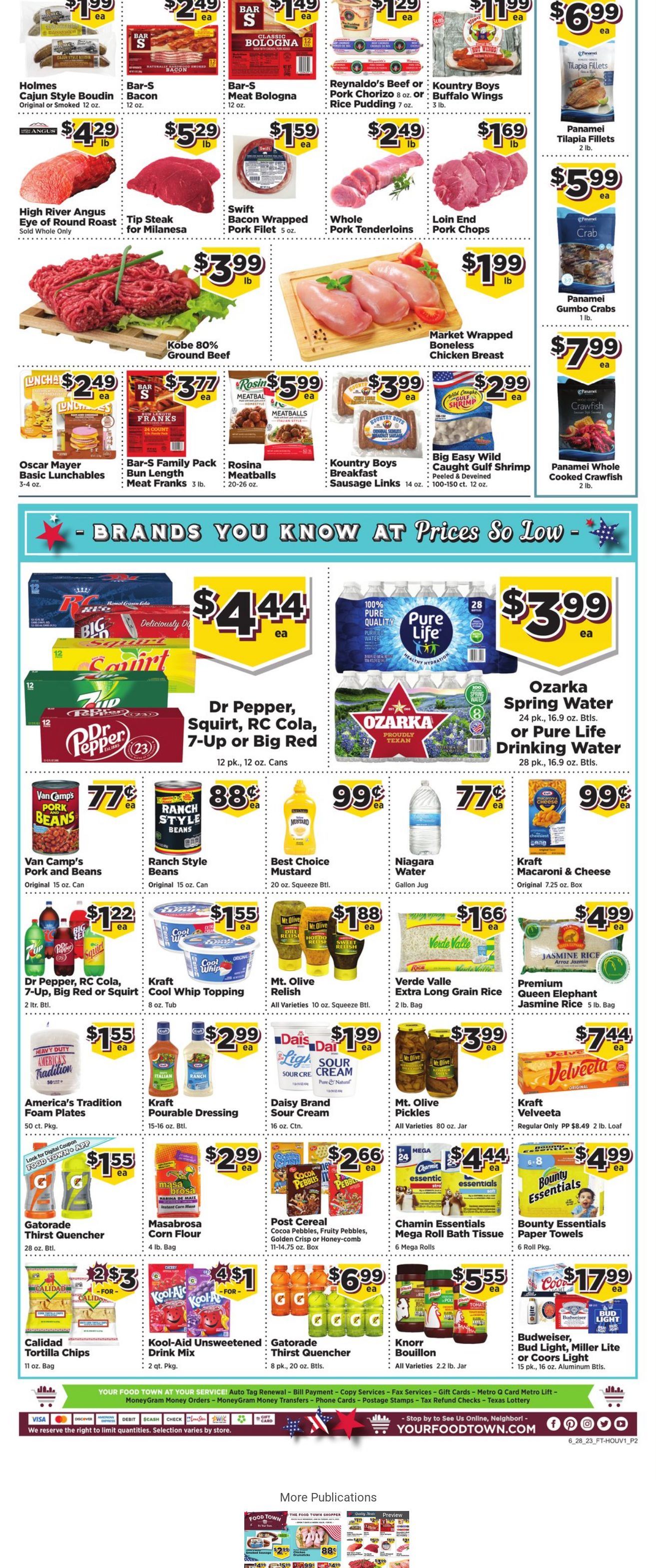 Weekly ad Your Food Town 06/28/2023 - 07/04/2023