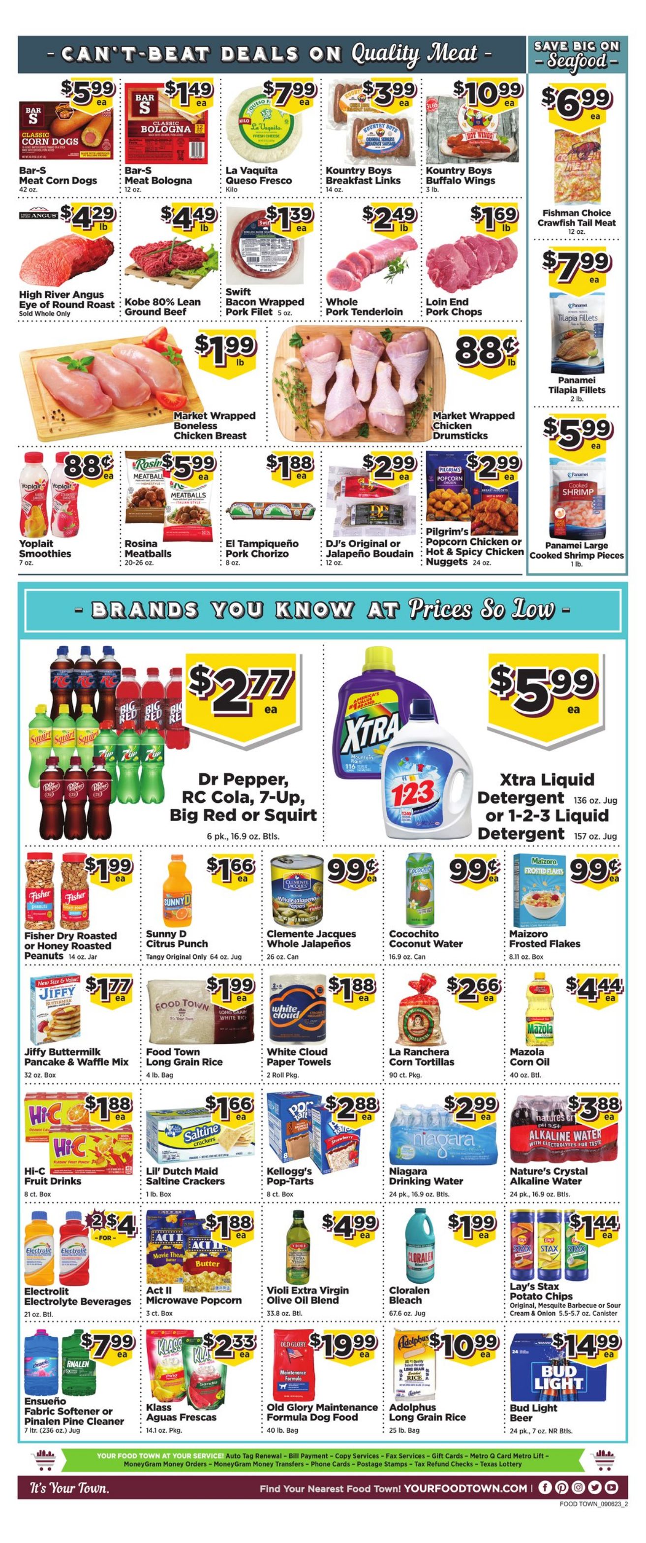 Weekly ad Your Food Town 09/06/2023 - 09/12/2023