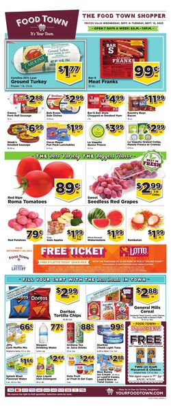 Weekly ad Your Food Town 09/06/2023 - 09/12/2023