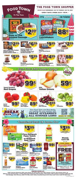 Weekly ad Your Food Town 07/19/2023 - 07/26/2023
